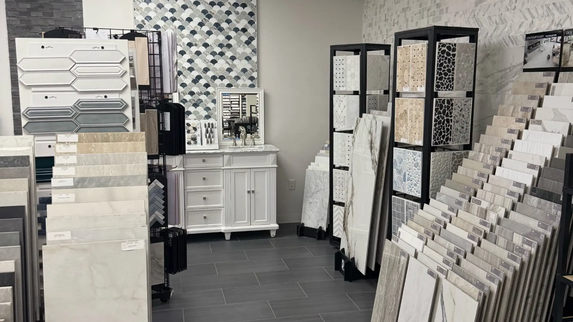 Pecks Flooring America Showroom Display